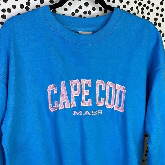 Vintage 1990s Blue Cape Cod massachusetts Sweater size medium - Picture 2 of 5